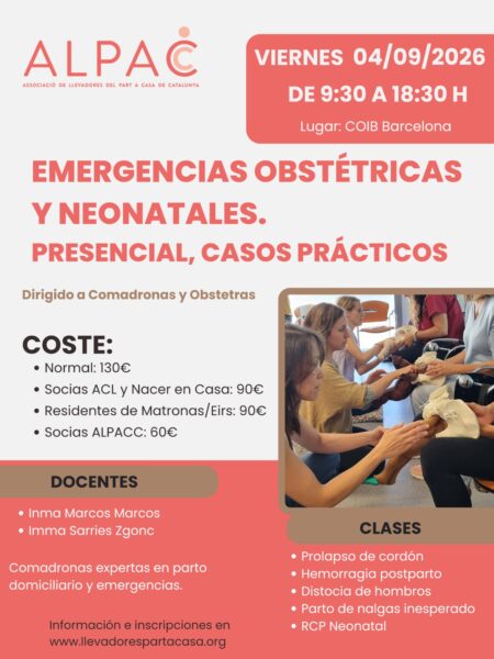 formacion emergencias comadronas presencial